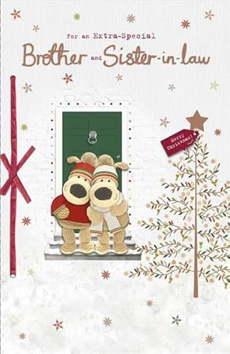 Hallmark Boofle Brother and Sister-in-Law Christmas Card - for an Extra-Special Brother and Sister-in-Law