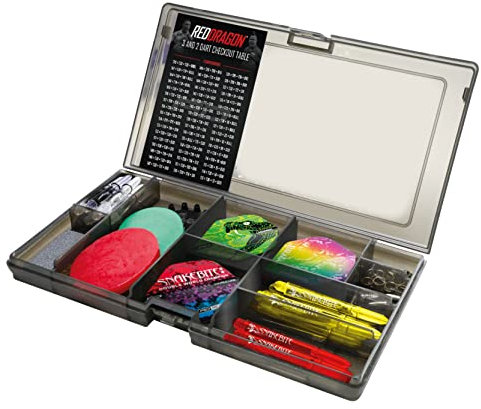 RED DRAGON Darts – Peter Wright Snakebite – Optima Multi Accessory Pack – Professionelles Dartzubehör