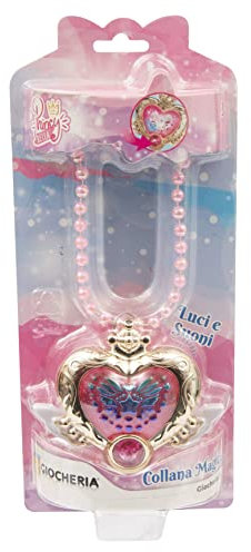 GIOCHERIA Collana Magica Bella Rosa Cuore Unisex Tutti Appassionati di Fantasy Adulti