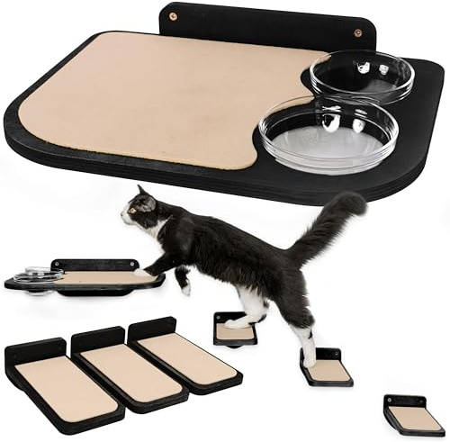 Katzen-Wandmöbel (schwarz)