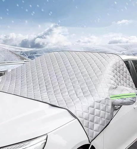 OTCPP Frontscheibenabdeckung Auto für Skoda Enyaq Citigo Roomster Fabia Scala Rapid Felicia, Windschutzscheibe Abdeckung Winter Sonnenschutz Auto Frontscheibe für Schutz vor Schnee Frost