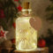 LED Flaschenlicht, Beleuchtete Flasche, Hochzeitsgeschenk, LED Flaschenlicht mit Spruch - Mr & Mrs, Glückslicht, Leuchtflasche Geschenk, Spardose für Brautpaar Jahrestag Geburtstag Weihnachten