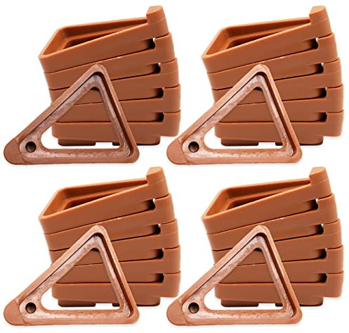 24 Triangle Pot Feet - Invisible Plant Risers for Indoor & Outdoor, Supports Terracotta & Small/ Large Pots