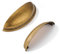 khtumeware 10 Pack 3-1/2 Drawer Pulls Antique Brass Cabinet Cup Pulls Kitchen Hardware Cabinet Handles Drawer Handles Knobs 3.5 inch Hole Center
