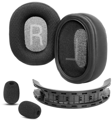 HAIZEEN Almohadillas y Diadema Compatibles con Microsoft Xbox Wireless Xbox Stereo Auriculares 20th Anniversary Special Edition Almohadillas de Repuesto (Tela Transpirable/Espuma