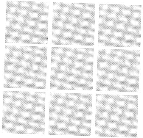 Levemolo 10pcs Stainless Steel Wire Mesh Pad for Aquarium Plants Safe and Practical Fish Tank Accessory for Moss and Water Grass Cultivation