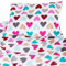 Goldkids- Kinderbettwäsche - 2 TLG. Set Bezug für Kinderwagen oder Wiege Garnitur Bettwäsche - Baby Bettwäsche 100% Baumwolle - 39x30 cm - Herzen Muster