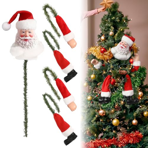 Christmas Tree Topper Ornaments Jack Skellington Körper Puppe Dekorationen Christmas Santa Jack Tree Topper Set (Jack Skellington Decor)