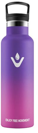Botella Termica 500ml, Botella Agua Acero Inoxidable Niños Cantimplora Termo con Pajita, Reutilizable, sin BPA, Fácil de llevar, Cantimplora Termica para Niños, Escuela, Adultos, Camping, Gimnasio