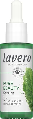 lavera Pure Beauty Serum Gesichtspflege 30ml Salicylsäure & Niacinamid | vegane Naturkosmetik, Gesichtsserum, Klärendes Gesichtswasser, Porenreiniger
