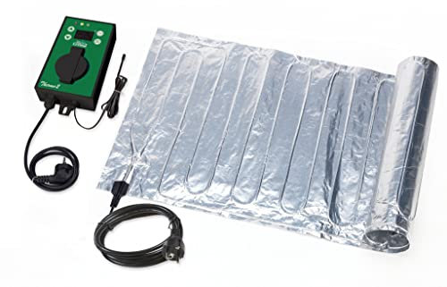 Biogreen HMTA060-200/GB Heizmatte aus Aluminium inkl. Thermostat
