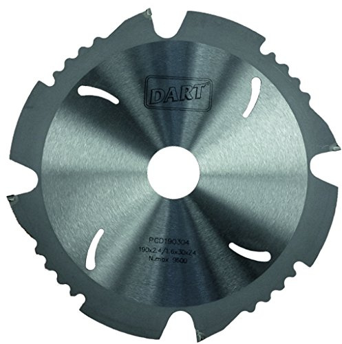 DART PCD165204 Circular Saw Blades, Silver
