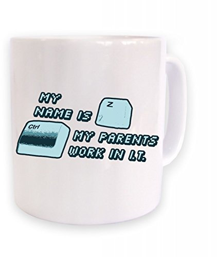 My Name Is CtrlZ Tasse (Standard Size Mug/weiß)