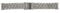 Momentum ZC-22SSL SS-MOM Uhrenarmband, 20 mm, Edelstahl, silberfarben