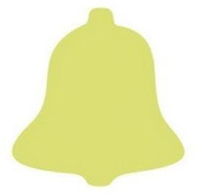 dpCraft Motivstanzer Motivlocher Papierstanzer Stanzer Locher 5CM GLOCKE