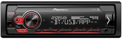 Pioneer MVH-S310BT , 1DIN Autoradio mit RDS , halbe Einbautiefe , deutsche Menüführung , Bluetooth , USB , AUX-Eingang , iPod/iPhone-Direktsteuerung , Freisprecheinrichtung , Smart Sync