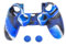 OcioDual Silikon Schutz Hülle Kompatibel mit PS4/Slim/PRO DREI Farben Blau Controller Skin Case Protector Anti-Rutsch Gummi