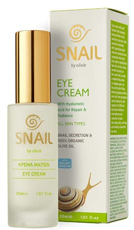 Antifalten-Augencreme mit Schneckensekret