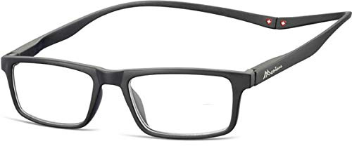 Montana Readers MR59 Magnetische MR59 Unisex Brille, matte black, 1.00 Strength