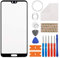 Duotipa Pantalla de cristal frontal para reparación compatible con Huawei P20 Pro CLT-L29C CLT-L29 CLT-L09C de 6,1 pulgadas + herramientas (no incluye pantalla ni digitalizador táctil) con adhesivo