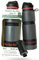 WATER TO GO water purifier filter bottle (ACTIVE 26oz/75cl) - perfect for hiking camping travel and survival, Grey with Red