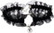 Punk-Choker-Anhänger, Stretch, Gothic-Tattoo-Halsband, Halskette mit Glöckchen, süße süße Halskette, Geschenk für Frauen und Mädchen