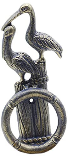 LILANAI Türklopfer Door Knocker Heim Retro Pelikan Türklopfer, Hof/Haustür Europäischer Stil Türgriff/Türklopfer, Für Reihenhaus/Bauernhaus