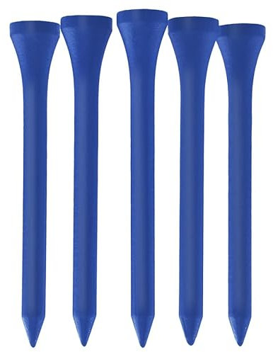 100 Stück Bambus-Golf-Tees | verschiedene Größen | umweltfreundliche und nachhaltige Bambus-Golf-Tees (70 mm, Königsblau)