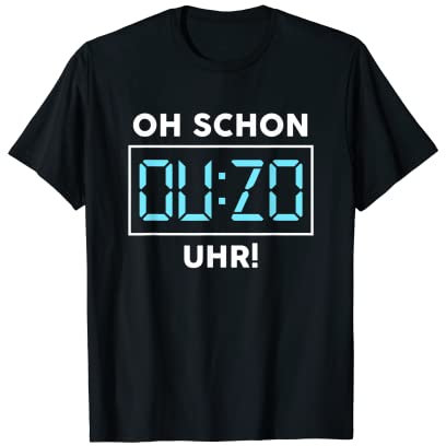 Es Ist Schon OUZO Uhr Lustiger Griechischer Schnaps Alkohol T-Shirt