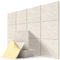 Sound Proofing Panels, Kuchoow Acoustic Panels Self-Adhesive, 12 Pcs High Density Soundproofing Panels for Ceiling/Door/Wall Decoration and Acoustic Treatment (12 X 12 X 0.4) Beige