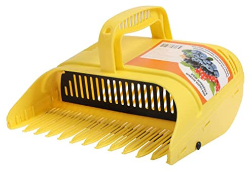 Raccoglitore di Bacche Pettine in Plastica Rastrello per Mirtilli Paletta per la Raccolta della Frutta 22x14x17cm PP
