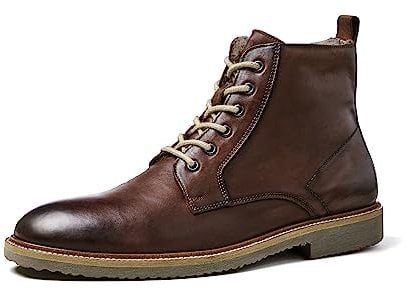 LLOYD Herren Stiefel DARWIN, Männer Winterstiefel,Normalweit,winterboots,halbschaftstiefel,warm,gefüttert,boots,winterschuhe, HAVANNA, 40.5 EU / 7 UK