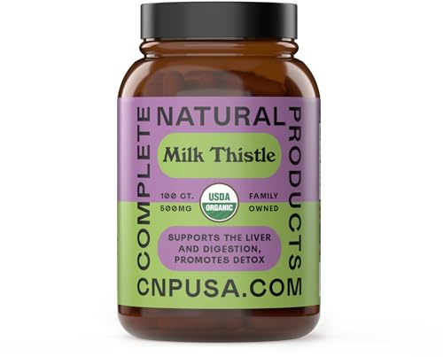 CNP | Milk Thistle Capsules 500mg - Silymarin, Liver Detox Support Aid