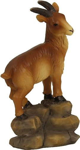 FADEDA Gämse/Höhe:8 cm/handbemalt/detailgetreue Krippen Figuren - Weihnachten Tisch Dekoration Krippe Zubehör
