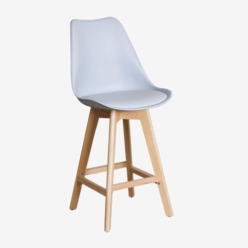 SKLUM 2er Set Barhocker 67 cm Nordic Delphingrau