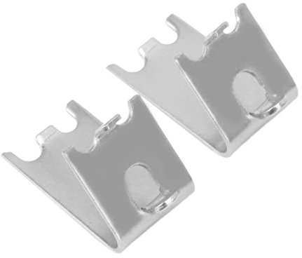 Topyond Refrigerator Shelf,Refrigerator Shelf Clips,Buckle Freezer Shelf Support Clip,304 Stainless Steel,for Fridge, Freezer, and Commercial Use,14PCS