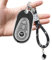Yumzeco Kompatibel mit Mercedes Benz Schlüsselhülle,3 Buttons 2020-2025 Mercedes Benz Schlüssel Hülle S G E GLC EQE EQS 300 350 450 500 560,mit glänzendem Diamant Schlüsselband Schutzhülle-Schwarz