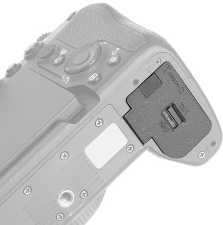FOTGA Camera Battery Terminal Cover Door Battery Lid Cap for Sony A7RV A7R5 A7M4 A7R4 A7RIV A7SM3 A7SIII FX3 FX30 A1 A9II Mirrorless Camera with Cable Out Port for NP-FZ100 Dummy Battery