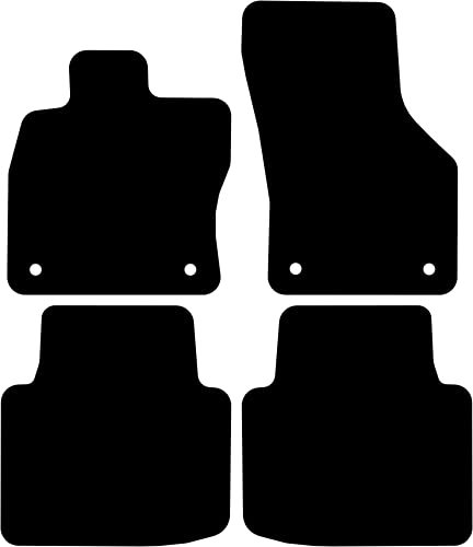 Kovvar Fußmatten passend für Skoda Superb 2019-2024 Passend zur Ausführung: 3 | Kompakt/Combi | Qualität: Luxury