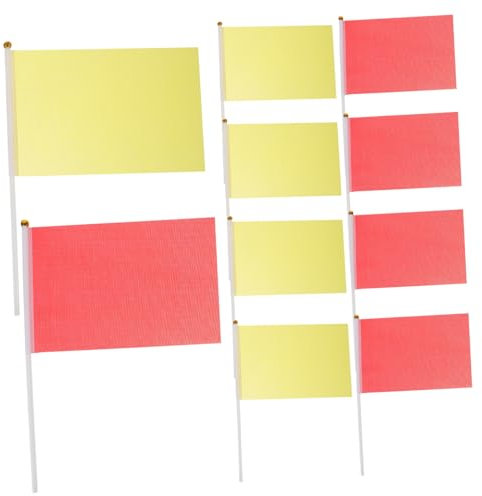 Sosoport 100stücke Mini Handflaggen Wellenfähige Fahnen Für Partys Und Leicht Tragbar Und Praktisch Für Dekoration