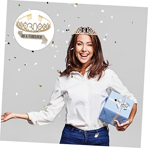 VINTORKY Ritualgürtel Für Geburtstagsfeiern Zum 30 Geburtstag Heißprägeetikettenband Auffälliges Partykleidung
