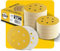 100PCS 150mm 800 Grit 6 inch 6 Hole Sanding Discs Sandpaper - Premium Gold Round Hook and Loop for Random Orbital Sander - Ideal for Wood, Metal, Automotive