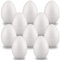 MCE-Commerce A338010-1 Styroporeier 8 cm, 10 Stück, zum Basteln und Dekorieren an Ostern, Styropor, weiss