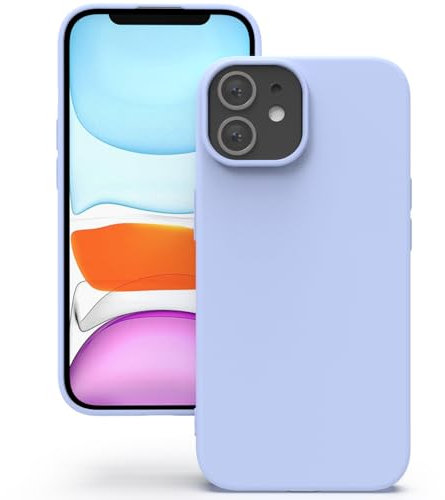 YATWIN für iPhone 11 Hülle, Premium Silikon Handyhülle mit Kameraschutz, Seidig-Weicher Berühren Ultra Dünne Stoßfeste Kratzfeste Schutzhülle, Lila