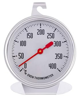 Termometro da Forno,Oven Thermometer,Termometro da Cucina,Termometro Cucina con Quadrante in Acciaio Inossidabile,Termostato Forno a Legna,Termometri per Forno Interno per Cuocere,Cucinare,Barbecue