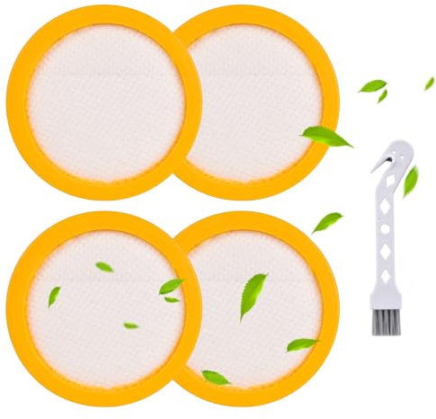 Estelife 4 Stück HEPA-Filter JV35 für Jimmy JV35 Handstaubsauger und Milbensauger, geeignet für Bett- und Matratzenreinigung