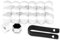 20 Stück Auto-Radmutterkappen Nabenschraubenabdeckung 17 mm, für Benz W203 W210 W211 W124 W202 W204 W212 W176 AMG