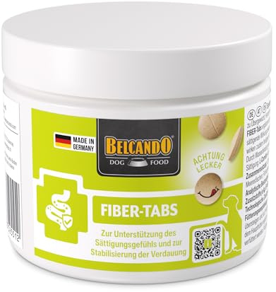 BELCANDO Fiber-Tabs | 270 g | 100 Tabs | Ergänzungsfuttermittel für Hunde | Bei vermindertem Sättigungsgefühl