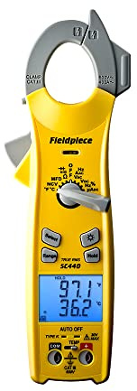 Fieldpiece SC440 True RMS Clamp Meter with Temperature, Inrush Current, Capacitance and Backlight