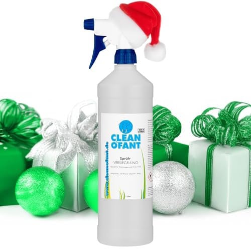 CLEANOFANT Sprüh-VERSIEGELUNG | 1 Liter | für Wohnwagen Wohnmobil Caravan | Versiegeln von Lack Gelcoat GFK Strukturblech Wabenblech Dach Folie ideal für große Flächen